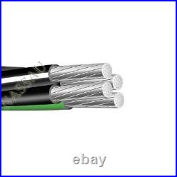 100' 2-2-4-6 Aluminum Mobile Home Feeder Cable Direct Burial Wire 600V