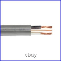 1000' 6/2 Copper UF-B Wire With Ground Underground Feeder Cable Gray 600V