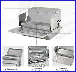11.5KG Automatic Chicken Poultry Feeder Rat Proof Treadle Self Opening with Galv