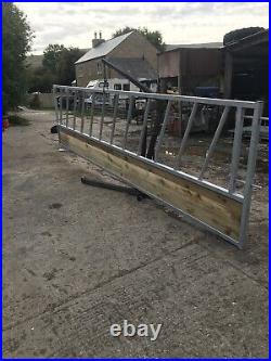 15 Foot Feed Barriers Cattle Sheep Silage Feeders