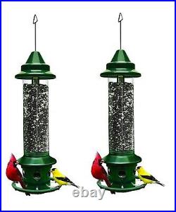 2 Pack Brome Squirrel Buster Plus Bird Feeder with Cardinal Perch Ring 1024