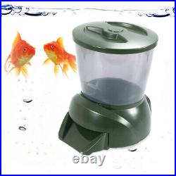 2x Automatic Pond Fish Feeder Holiday Koi Feed Food Timer Auto Pellet Dispenser