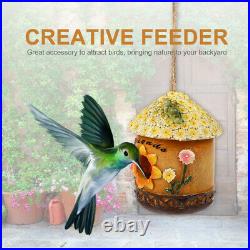 3 pcs Creative Flower Bird Feeder for Park Garden Balcony Yard