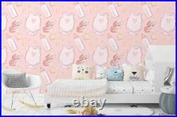 3D Baby Cloth Feeder Star Wallpaper Wall Mural Removable Self-adhesive 568