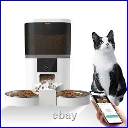 4L Automatic Pet Feeder With Camera Cat And Dog Food Dispenser Remote smart rec