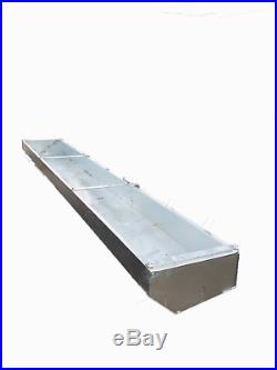 4m Hook Over Cattle Feed Trough Feeder Galvanised 15ft Bay Barrier