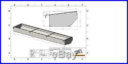 4m Hook Over Cattle Feed Trough Feeder Galvanised 15ft Bay Barrier