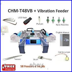58 feeder CHMT48VB SMT Pick und Ort Maschine + Vibration feeder, SMD SMT charge