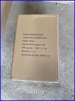 696 X Green Peanut Bird feeder Plastic/Metal Mesh Job Lot Wholesale 1 X Pallet