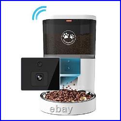6L WiFi Automatic Pet Feeder with HD Camera, Food Dispensers