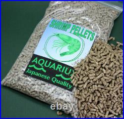 Aquariux shrimp pellets food for plecos loach snail catfish koi carp and more