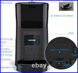 Automatic Cat Feeder, MYPIN 6L WiFi Automatic Smart Pet Feeder Cat Food