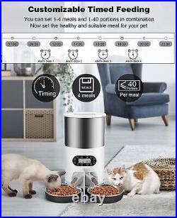 Automatic Double Pet Feeder Pet Dog Cat- 4.5 Litre Capacity
