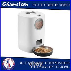 Automatic Pet Feeder 4.5L Electric Dry Food Dispenser for Cats and Dogs