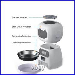 Automatic Pet Feeder Smart Food Dispenser Bowl Cat Dog Stainless Steel Bowl