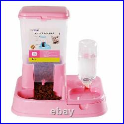 Automatic Pet Food water Dispenser Dog Cat rabbit feeder bottle Bowl Dish 3.5L