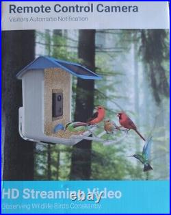 BF002 Smart Ai Recognition Bird Feeder with Camera and Solar Panel