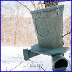 Banks Outdoors Gravity Fed Feed Bank Deer and Game Hunting Feeder 40 Lb Capacity