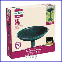 Bird Bath & Feeder Traditional Pedestal Free Standing Garden Bird Outdoor Table