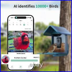 Bird Feeder with Camera Smart Bird Feeder with Camera 1080P HD for Bird Watchi