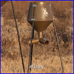 Boss Buck 200 Pound Gravity Fed Tripod Game Deer Corn and Protein Pellet Feeder