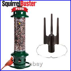 Brome 1024 Squirrel Buster Plus Bird Feeder and Pole Adapter Kit