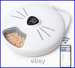 Catit Pixi 6 Meal Automatic Cat Kitten Feeder Fresh Meals Timed Wifi App Control