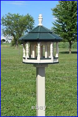 DELUXE Extra Large Gazebo Bird Feeder Poly Made in USA Amish handmade