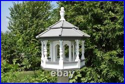 DELUXE Extra Large Gazebo Bird Feeder Spindle Made in USA Amish handmade