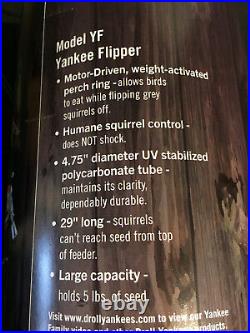 Droll Yankee Flipper Squirrel Proof Bird Feeder Green