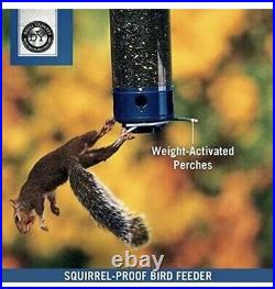 Droll Yankees YCPW-180 Yankee Whipper Squirrel-Proof Bird Feeder 17.25 Blue