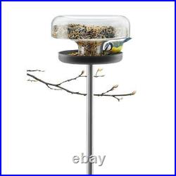 Eva Solo Bird Feeder Bird Feeder House Nylon/Glass/Stainless Steel Black Ø 22 cm