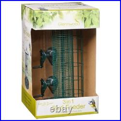 Glenwood 3-in-1 Bird Green Feeder For Your Garden, Patio And Balcony