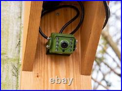 Hanging Wooden Bird Feeder And HD Camera Kit Garden Wild Bird Seed Feeder
