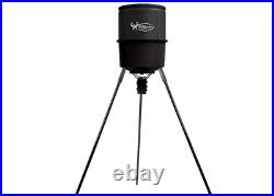 Innovations Tri-Pod Deer Feeder, easy to use feeder with 4 feed times, Black