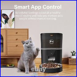 KAR PRIVATE PETS 6L WiFi Automatic Cat Feeder with Camera, Food Dispensers