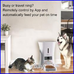Katlot 8L Smart Automatic Pet Feeder Food Dispenser for Cats & Dogs 1080P