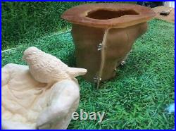 Latex And Fibreglass Mould Bird In Hands Feeder / Bird Bath 25cm Long Mould