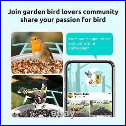 NETVUE Birdfy- Bird Feeder Camera, Auto-Record & Notify Bird Visits, Identify