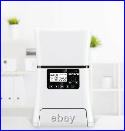 NEW 5L Automatic Pet Feeder Dog Cat Remote Control Iphone Android Smart Phone