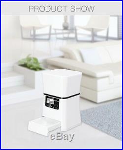 NEW Automatic Pet Feeder Dog Cat Food Control Iphone Android Smart Program Auto