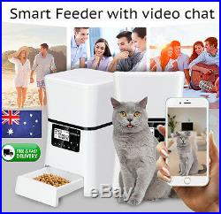 NEW Automatic Pet Feeder Dog Cat Food Control Iphone Android Smart Program Auto1