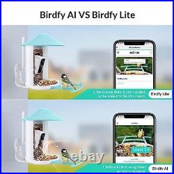 Netvue Birdfy Lite-Smart Bird Feeder Camera, Auto Capture and Record Bird Videos