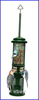 Nut Feeder Squirrel-Proof Bird Feeder for Nuts and Fruit, Two Wildlife Feeder