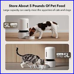 PETLIBRO Automatic Cat Feeder, 5G WiFi Cat Feeder with APP Control for Dry Food