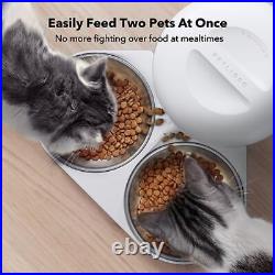 PETLIBRO Automatic Cat Feeder, Pet Food Dispenser Triple Preservation with Stain