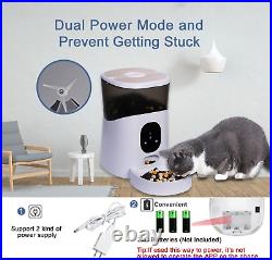 Pawmate 5L Automatic Feeders for Cats with 1080P Camera, Pet Feeders for Cats