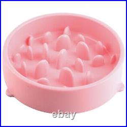 Pet Bowl Dog Cat Interactive Slow Food Feeder Healthy Gulp Feed Dish 3 Colours
