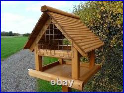 Premier Plus Cage Top Wooden Roof Bird Table