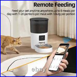 ROJECO Smart Automatic Pet Feeder with Camera Remote-Controlled Cat & Dog Food